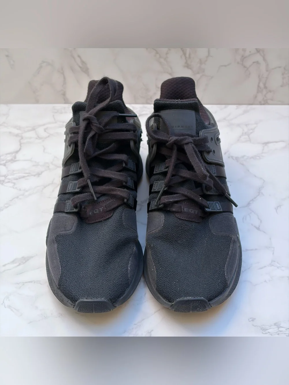Adidas EQT Support Adv/91-16 Triple Black Athletic Shoes Men’s Size 12